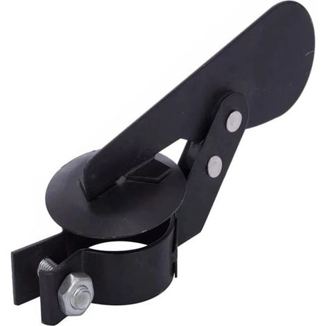 Clapet d'Échappement Tracteur - Capuchon de Pluie et de Protection pour Pot d'Échappement - 50 mm - Compatible avec les Tracteurs à Gazon - Noir (1/5)