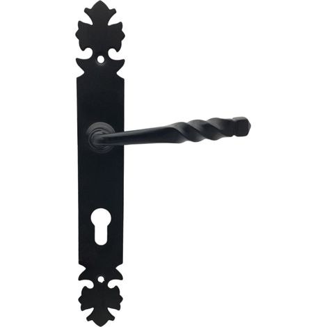 Domino Türgriff HADES BLACK PZ-Profilzylinder 72 (1/4)