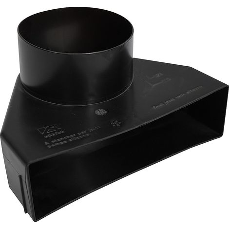 Ubbink – Adaptateur Vepac pour chatière ardoise 140 – Diamètre 125mm – Installation facile et efficace – Intégration parfaite avec chatière