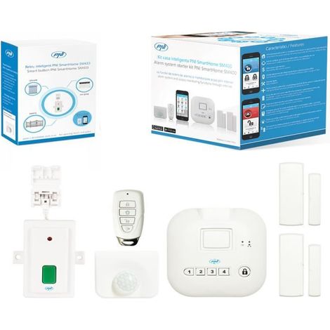 Kit Smart Home - PNI - PNI-SM400-SM433 - Détecteur de mouvement - Portée 100 m - Sirène 110 dB