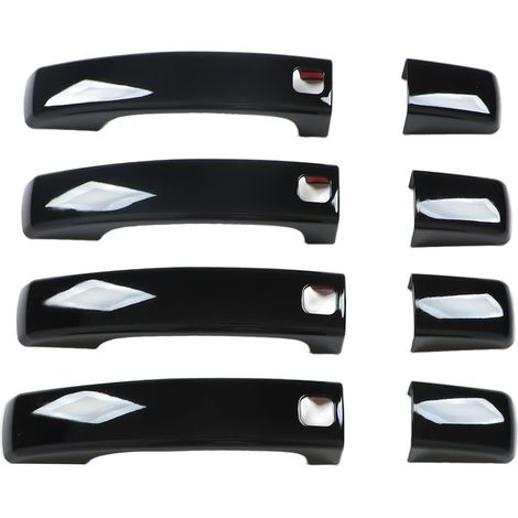 Garniture de poignée de porte de voiture, noir brillant, de remplacement pour Land Rover Discovery 4/LR4 2010‑2016 (1/5)