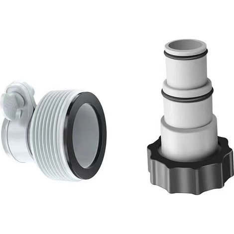 Ersetzen Sie den Ablassstopfen des Filterpumpenschlauchadapters durch einen Schlauchanschluss mit 1,25 bis 1,5 Zoll Gewinde. (1/4)