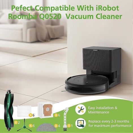 25 pièces de rechange pour aspirateur robot iRobot Roomba Q052 / 105 Vac / 105 Combo, accessoires Q0520 et 105