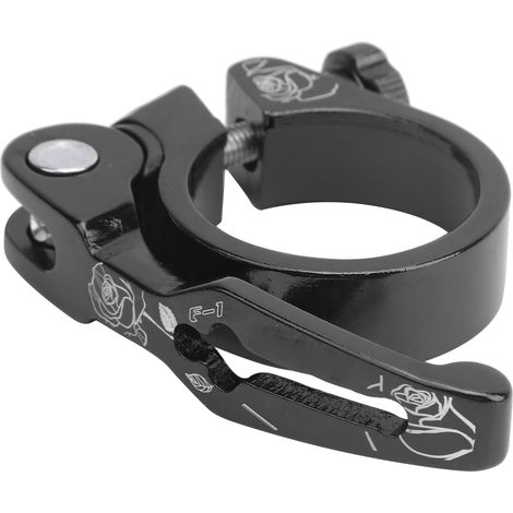 Étrier de selle rapide 34.9mm en aluminium pour VTT, accessoire vélo noir (1/5)
