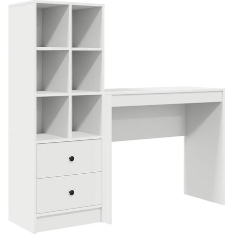 Maison Exclusive - Schreibtisch mit Schubladen mit Regal mit Spei