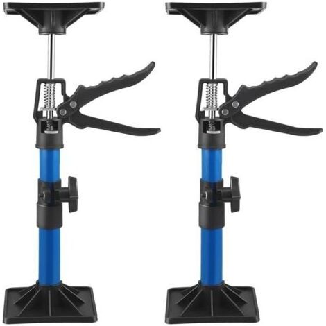 Etai Telescopique, 2 Pièces Reglable Support 30-59 cm Tendeur de Châssis Charge Maximale 40 kg pour Plafond Montage Plaques de Plâtre Armoires Cadres de Porte(30-59 cm) (1/4)