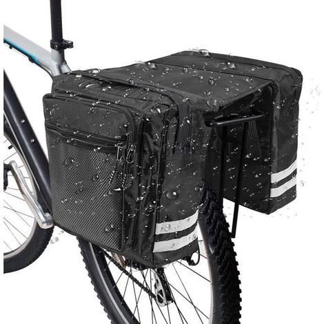 RANJIMA Sac Velo Arriere, Sacoche Porte-Bagages, Sacoche Velo Porte Bagage Arriere,Vélo Sac Étanche Grande Capacité, Imperméabl (1/4)