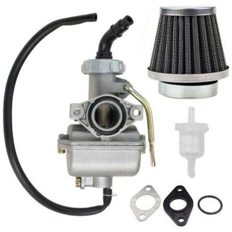 Carburateur de moto pour Kazuma Baja 50cc 70cc 90cc 110cc 125cc Quad Go-kart Carburateur , avec filtre à air et carburant