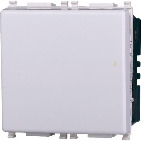 ETTROIT EV3202 Schalter 2P 2M 16A Unipolare weiße Farbe kompatibel mit Vimar Plana