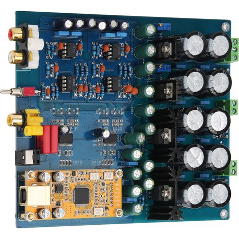 Carte de décodage pour module de décodage DAC à entrée coaxiale/fibre USB AK4396VF+AK4113 9-12 V (1/5)
