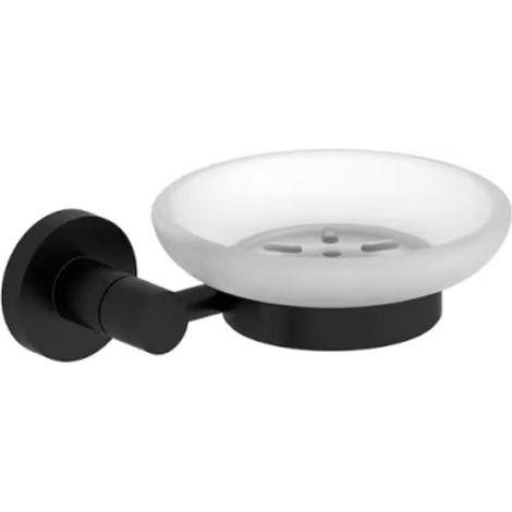 JACOB DELAFON Jabonera Eo Classic Forma circular negro mate