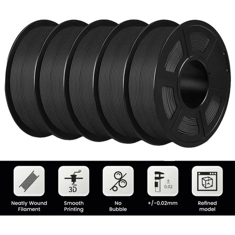 Filamento para impresión 3D, rollo de 1 kg, alta precisión (1/2)
