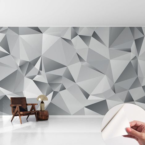 Fotomurale adesivo - Carta da parati adesiva - per la cucina camera da letto per la soggiorno - Geometria astratta 416x254 cm (1/5)