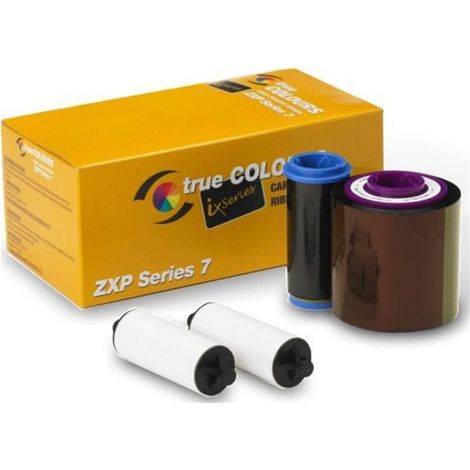 Zebra ZXP 7 Caja Cartucho de tinta Serie color Cinta YMCUvK 800077-770EM