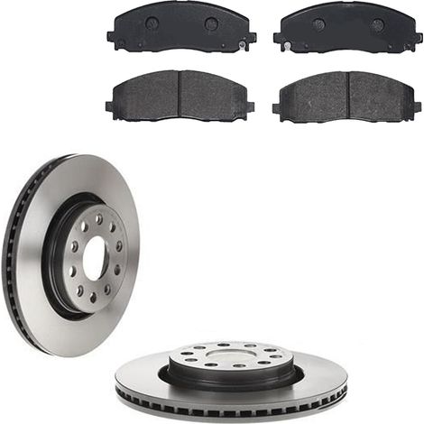 KIT FRENI ANTERIORI compatibile con JEEP WRANGLER IV (JL) - DISCHI + PASTIGLIE OEM: P11035 / 09.E127.11 /SOSTITUZIONE DIRETTA/BASSA POLVERE/SILENZIOSO (1/5)