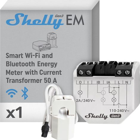 Regolatore di misurazione dell'energia Shelly EM gen3