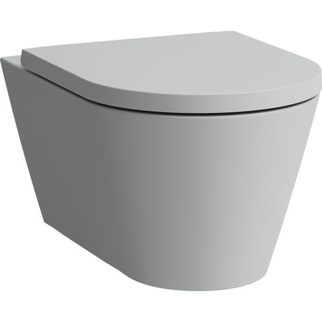 LAUFEN Kartell WC suspendido, cisterna baja, con Silent Flush sin