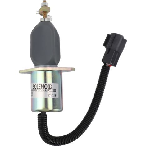Solénoïde d'arrêt de carburant 12V 1751ES 12A3UC12B1S, vanne d'arrêt à coupe précise pour moteur de générateur (1/5)