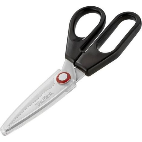 Ingenio K2071314 Ciseaux de cuisine rouge et noir