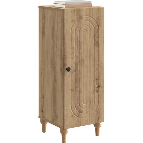 vidaXL Sideboard Artisan Oak 33 x 34.5 x 90 cm Engineered Wood