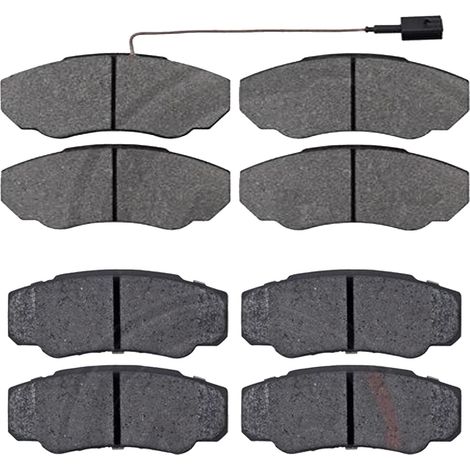 KIT PASTIGLIE FRENO ANTERIORI E POSTERIORI compatibile con CITROËN JUMPER AUTOBUS/FURGONATO/PIANALE PIATTO/TELAIO (244, Z) / PASTIGLIE FRENANTI AUTO OEM 37331 37332,37333 / SOSTITUZIONE DIRETTA / BAS