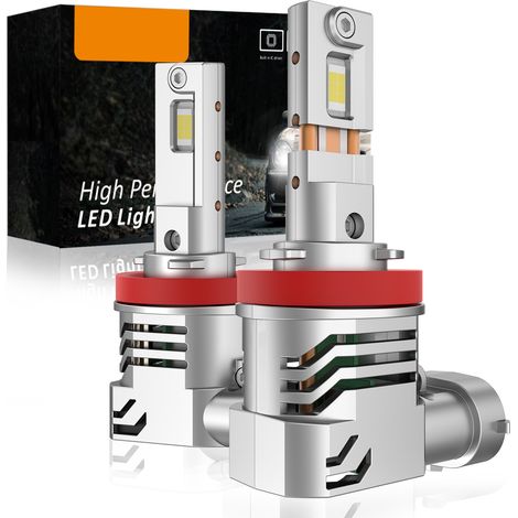 Kit Full Led Compatto H8 H11 12V 45W 8000 Lumen Canbus All In One IP65 Dissipazione a Ventola (1/2)