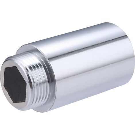 Extensión cromada para grifo QUICK PLOMBERIE M3/4 - H3/4 - 50 mm