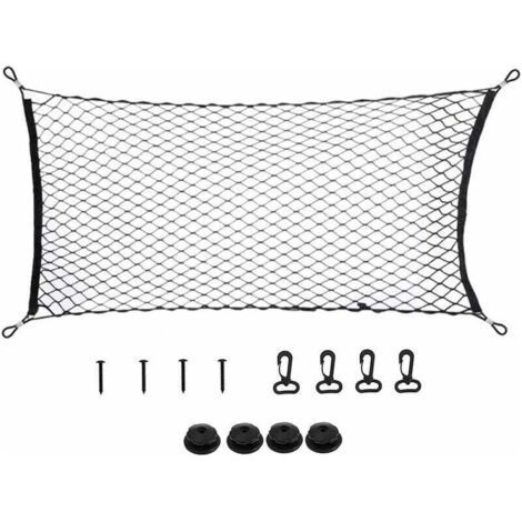 Bâches et filets de remorque,Filet de rangement universel pour voiture, filet de rangement pour bagages, filet de coffre de voiture, filet d'accessoires de voiture, filet pour bagages d'enfan (1/5)