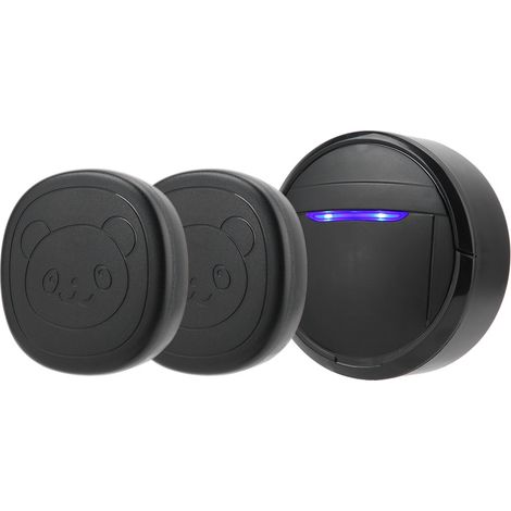 Sonnette sans fil étanche pour chien avec bouton tactile, 2 émetteurs, 1 récepteur (UE)-AquaForge (1/5)