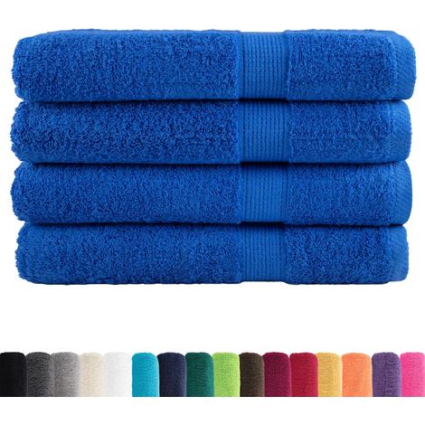 Serviettes de sauna de qualité supérieure SOLUND 4 pcs bleu