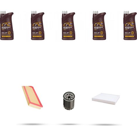 Kit tagliando 3 FILTRI e 5L OLIO compatibile con Suzuki Vitara II 1.6 88kw Dal 2015 (1/4)