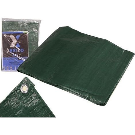 Telo PE occhiellato Brixo leggero 3x4 mt