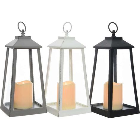 Lanterna candela LED trapezio
