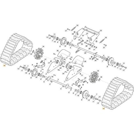 ORIGINAL STIGA TRAC – 1811-3135-01
