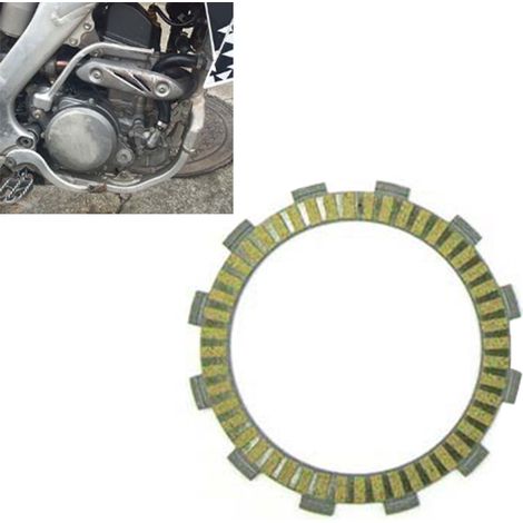 Hochfestes Metall-Kupplungsbelag für Motorräder, kompakte Bauweise, kompatibel mit CRF250R, CRF250X und CRF250RX, robuste Reibscheibe (1/5)