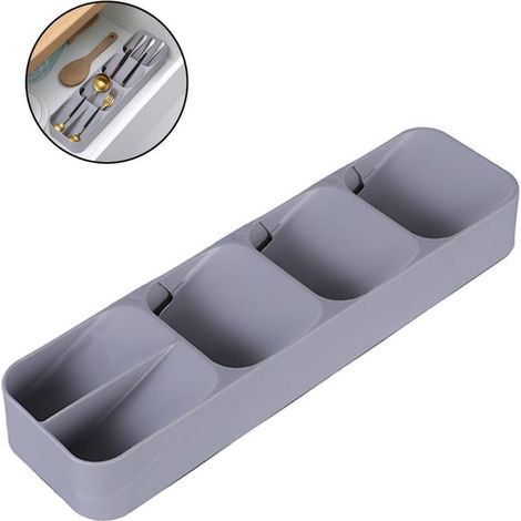 Kompakte Besteckbox, Besteckschublade, beste Küchenmesser, Utensilienaufbewahrungsorganizer (1/5)