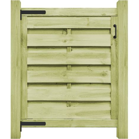 Gartentor Imprägniertes Kiefernholz 100x100 cm Grün