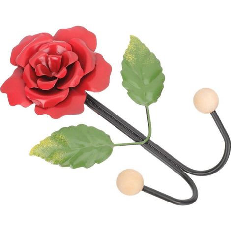 Crochets muraux décoratifs multifonctionnels, sans perçage, adaptés à une utilisation dans la salle de bain/cuisine/maison, pour suspendre clés/vêtements/serviettes/chapeaux, forte capacité de charge. (1/4)