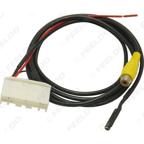 Câble adaptateur avec microphone pour caméras/flux vidéo de recul Nissan X-Trail, Sylphy, Teana et Qashqai