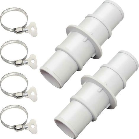 Kits de raccordement universels pour tuyaux d'aspirateurs de piscine, compatibles avec les systèmes de nettoyage. (1/5)