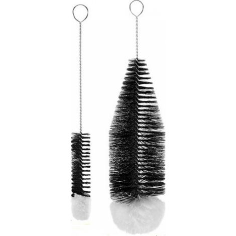 2 uds cepillo de limpieza para biberones, cepillo para biberones, limpieza avanzada, termo para biberones y tazas de vidrio. (1/5)