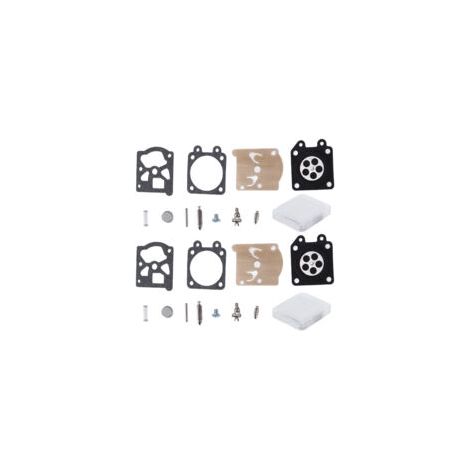 Kit de reconstruction de carburateur de remplacement, 2 jeux, adapté pour Stihl 026 MS260 024 MS240 MS210 MS230 MS250 FS85 FS86 FS88 (1/5)