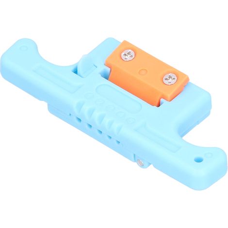 Dénudeur de câble électrique AUA-05, outil de dénudage sûr pour électricien et technicien, ajustable 1,9-3,0mm, bleu, coupe et épissure précise. (1/5)
