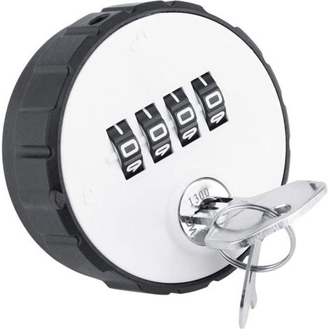 Cerradura de leva - Cerradura de armario con combinación de 4 dígitos - Cerradura de seguridad de aleación de zinc - 26 mm (1/5)