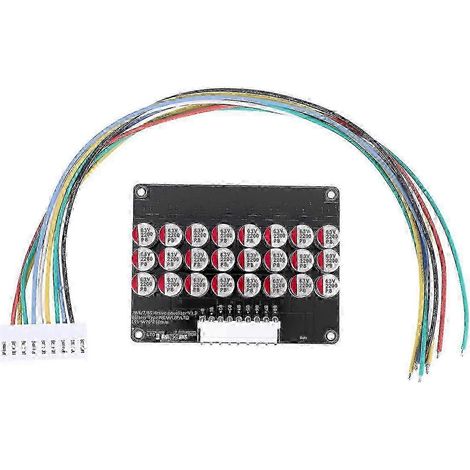 Compatible avec carte BMS de condensateur d'équilibrage d'énergie pour batteries LiFePO4/LiPo LTO 8S à égaliseur actif (1/5)
