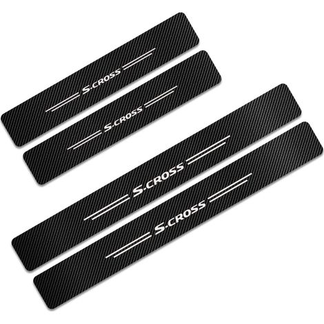 (Pour S-Cross) Autocollants décoratifs de seuil de porte pour Suzuki Swift,Jimny,Ignis,Alto,Samurai,Baleno,Grand Vitara,Celerio,Ciaz,Ertiga,S-Cross et SX4 (1/3)
