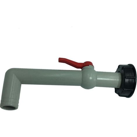 Raccordo Pour Robinet - Adaptateur De Vidange Pour Cuve 1000 L - Filetage Épais 60 mm - Compatible Robinet De Jardin Et Baignoire - Sorties 20 25 32 mm - 1 Pièce