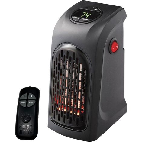 Handy Heater Deluxe Calefactor eléctrico portátil compacto