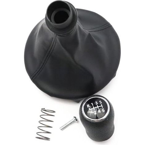 6 Rapports Pommeau Levier de Vitesses Pour VW T5 - Bj. 2003-2015 Comprenant Le SouffletLe Soufflet Pommeau Levier Vitesses et Le (1/5)