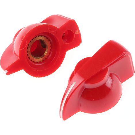 Bouton de potentiomètre RS PRO, Axe de 6.35mm, Diamètre de 32mm, Vis sans tête